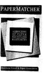 A Directory of Paper Recycling Resources PDF Free Download