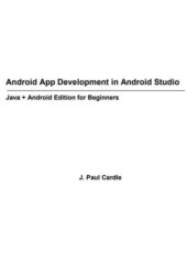 Android App Development in Android Studio PDF Free Download
