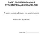 Basic English Grammar Structures And Vocabulary
