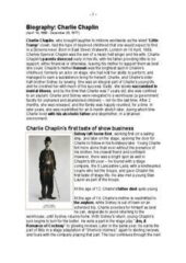 Biography: Charlie Chaplin PDF Free Download