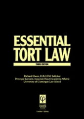 Essential Tort Law Third Edition PDF Free Download