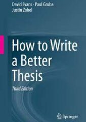 How to Write a Better Thesis PDF Free Download