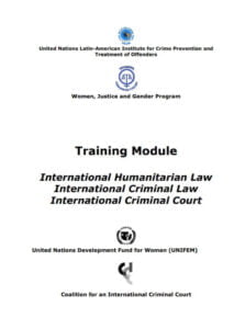 International Humanitarian Law International Criminal Law