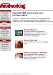 Popular Woodworking PDF Free Download