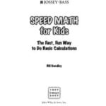 SPEED MATH for Kids