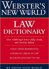 Webster’s New World Law Dictionary PDF Free Download