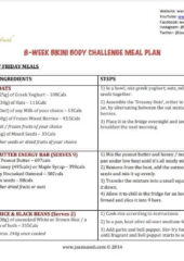 8 Week Bikini Body Diet Plan PDF Free Download