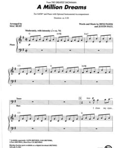 A Million Dreams Sheet Music