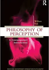 Philosophy of Perception PDF Free Download