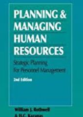 Planning & Managing Human Resources PDF Free Download