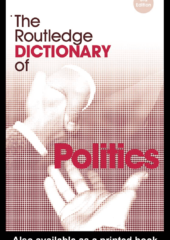 The Routledge Dictionary of Politics PDF Free Download