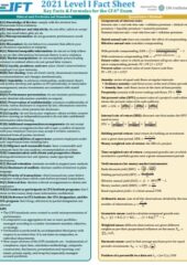 2021 Level I Fact Sheet PDF Free Download