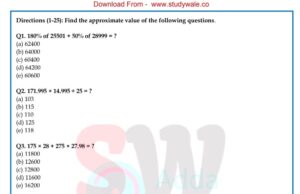3000+ Simplification and Approximation Questions & Answers