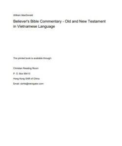 Believer's Bible Commentary