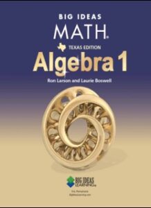 Big Ideas Math Algebra 1
