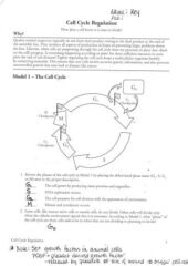Cell Cycle Regulation PDF Free Download