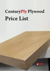 Century Ply Playwood Price List PDF Free Download