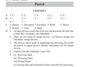 Class 6 Computer Book Solutions