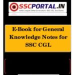E-Book for General Knowledge Notes for SSC CGL