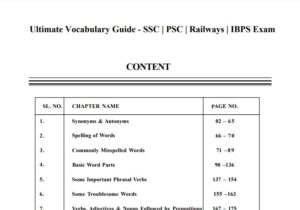 Ultimate Vocabulary Guide in Hindi & English for SSC IBPS PSC