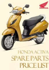 Honda Activa Spare Parts Price List PDF Free Download