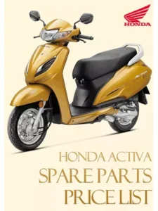 Honda Activa Spare Parts Price List