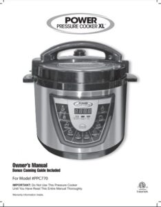 Power Pressure Cooker-XL