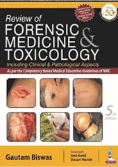 Review of Forensic Medicine and Toxicology PDF Free Download
