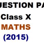 ICSE Maths Question Paper Class X