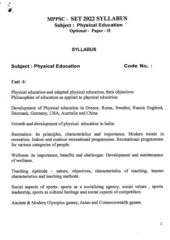 MPPSC Set 2022 Syllabus PDF Free Download