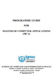 Programme Guide For Master Of Computer Applications PDF Free Download